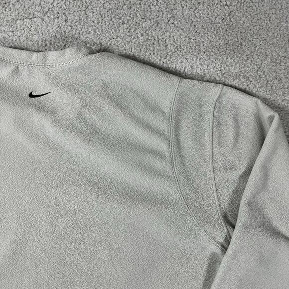 Nike Sweatshirt Mens XL Gray Fleece Crewneck Center Swoosh Y2K Vintage - Picture 13 of 16